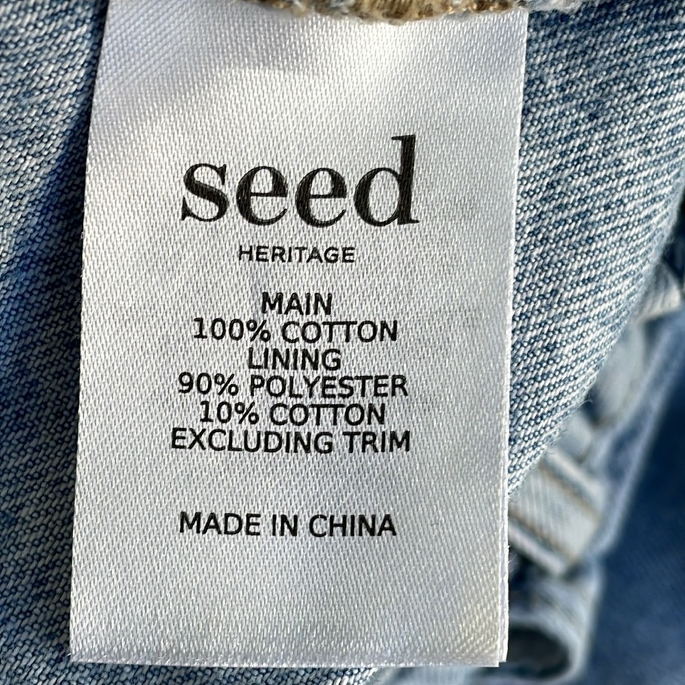 Seed Heritage Denim Mini Skirt - Picture 4 of 4